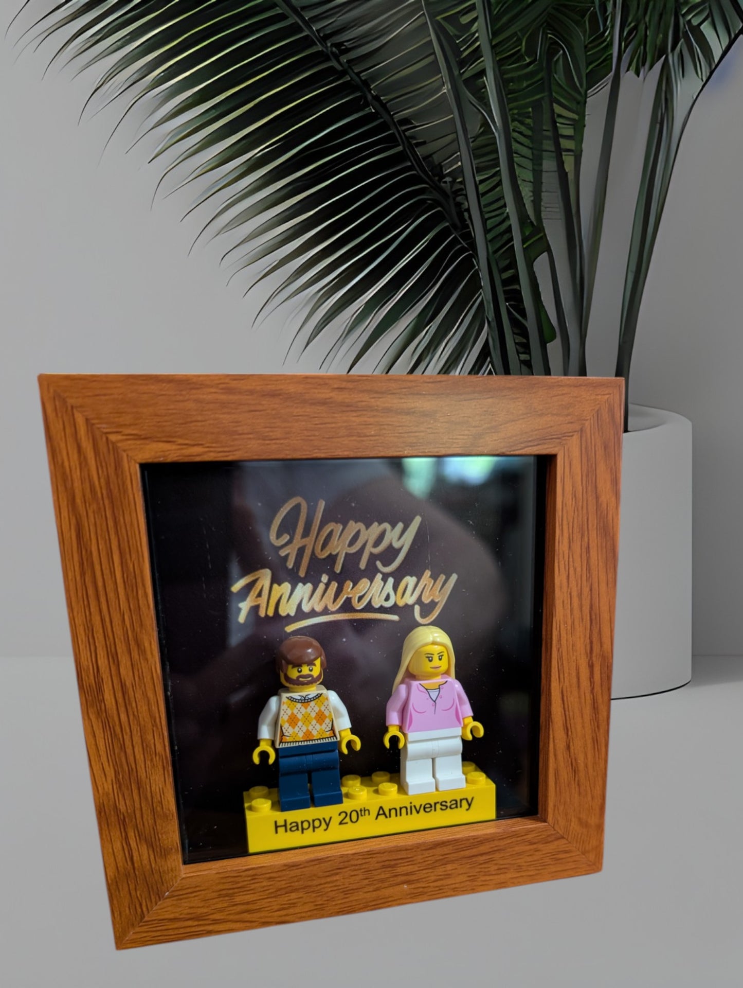 Personalised ANNIVERSARY Gift made with LEGO Pieces