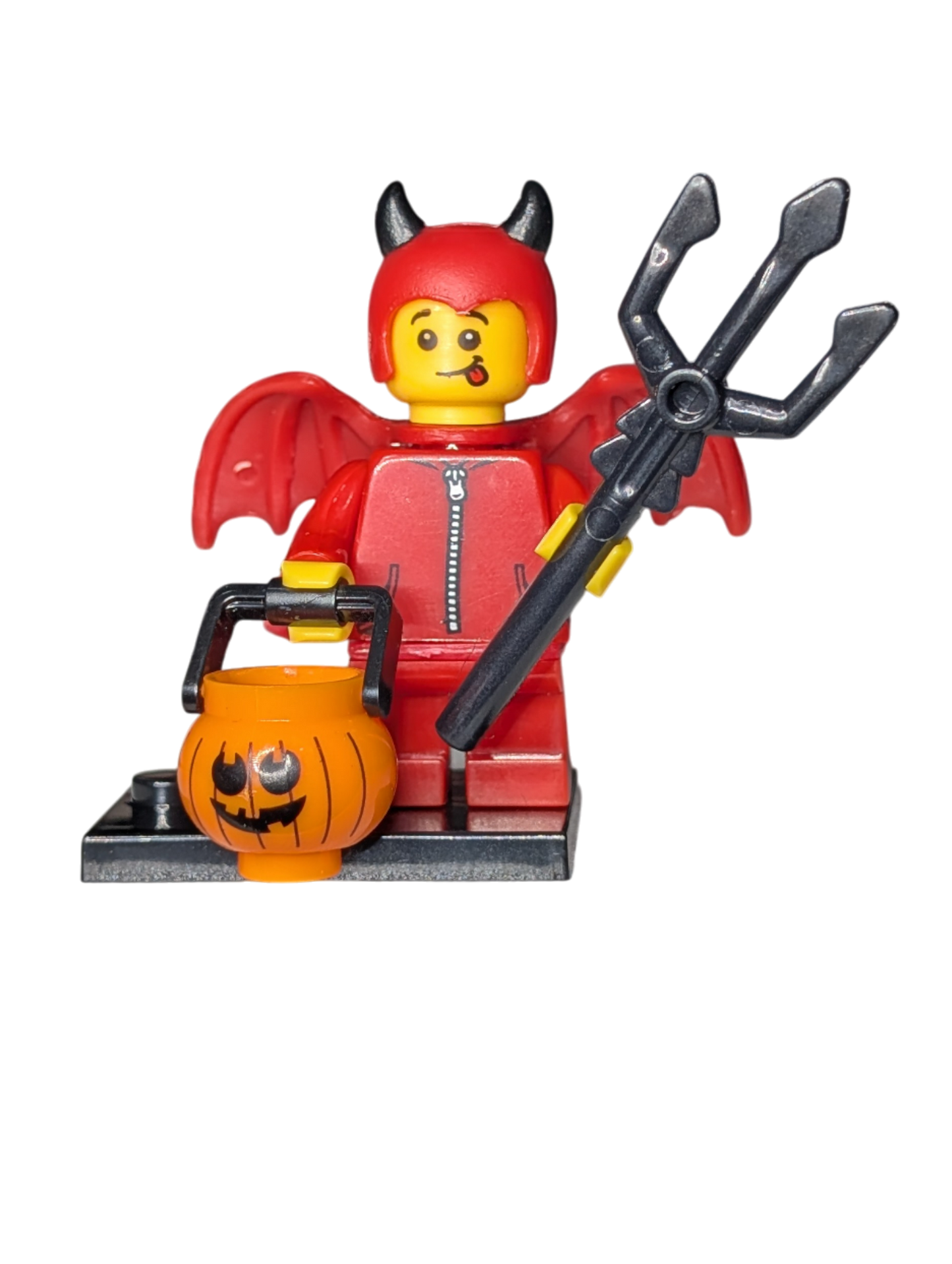 Horny Devil Minifigure with accessories.