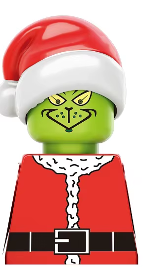 6 Deluxe Christmas Crackers with Christmas Themed Minifigures with SNAPS!