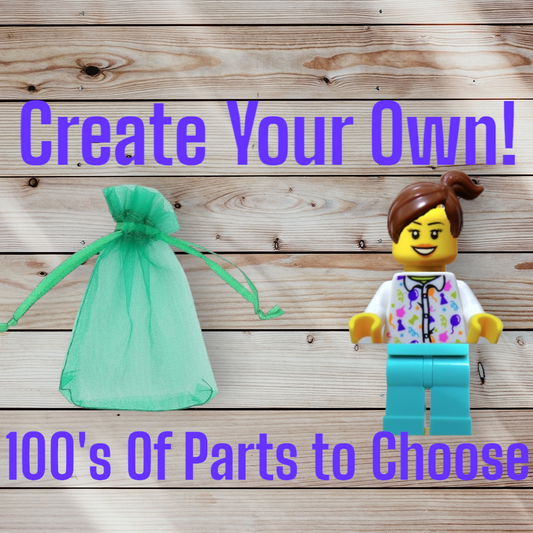 Personalised LEGO® - Design a Minifigure with gift bag. 1000s of combinations.