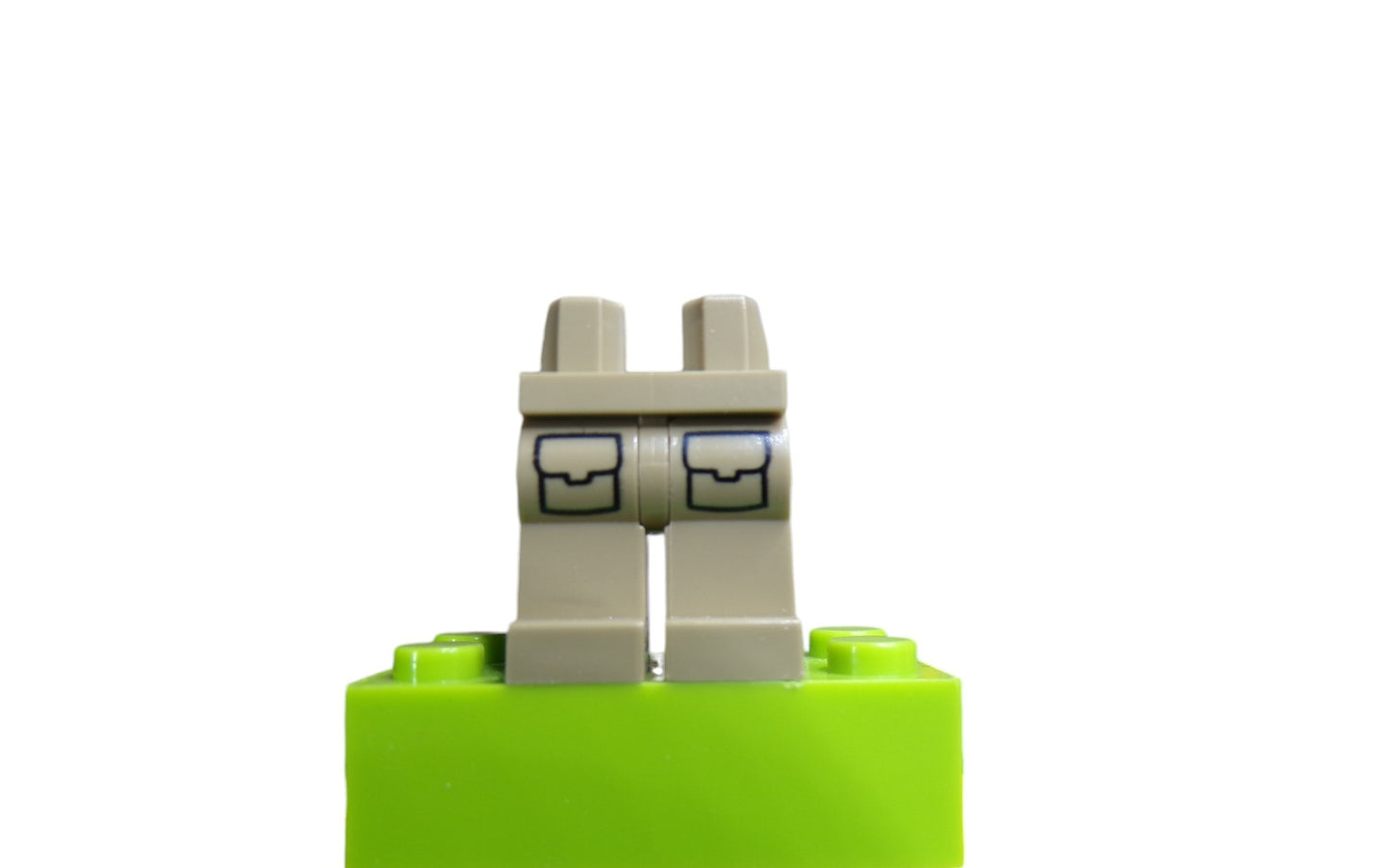 LEGO® 6343796 Minifigure Legs, Tan with Black Pockets - UB1170