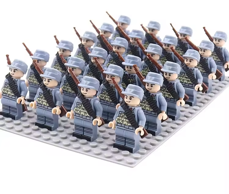 Custom Lego Soldiers Minifigure WW2 Building Blocks Military Army
