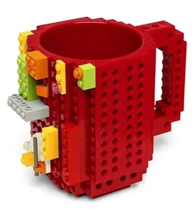 Brick Mugs  Building Block-Inspired Build-On Brick Mug