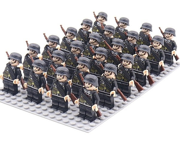 Custom Lego Soldiers Minifigure WW2 Building Blocks Military Army
