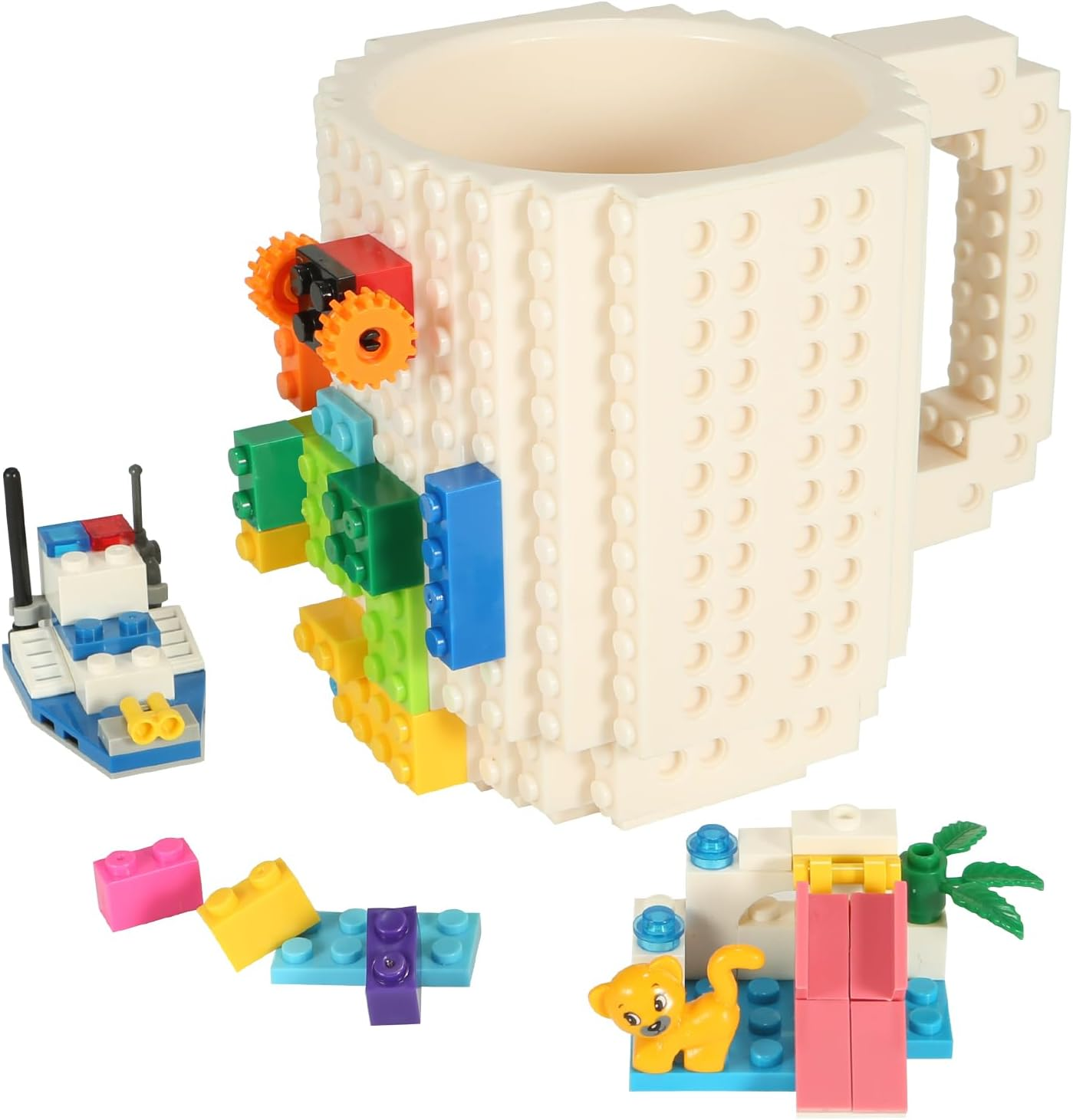 Brick Mugs  Building Block-Inspired Build-On Brick Mug