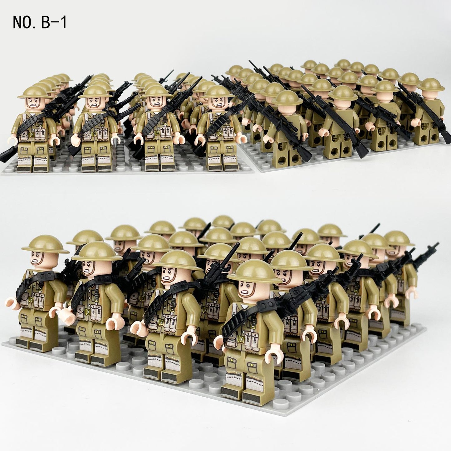 12 x Mini WW2 Soldier Figures Building Blocks Germany UK US Soviet France Chinese Military Army SWAT Bricks Set Kids DIY Gifts 20 sold