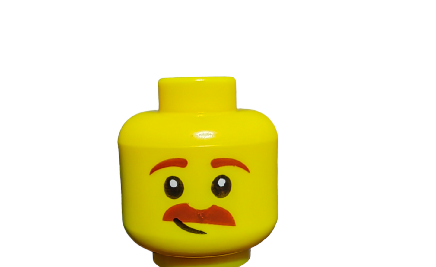 LEGO Head, Thick Reddish Brown Moustache - UB1066