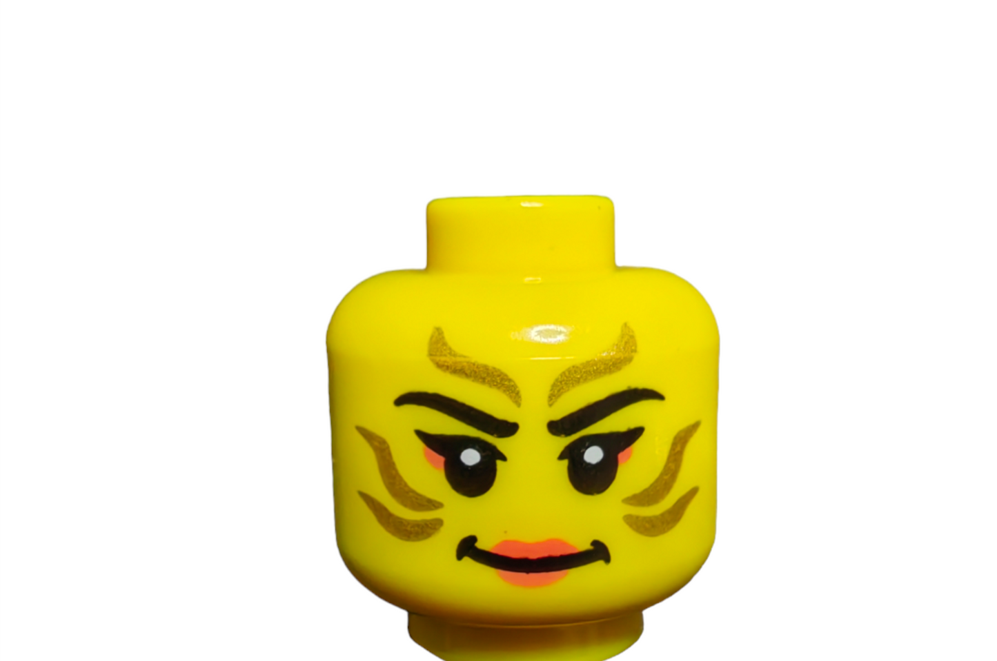 LEGO Head, Female patterned design face. - UB1494