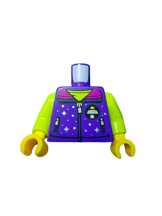 LEGO Torso, Gillet with Stars, Space Themed Emblem of a Spaceship - UB1118