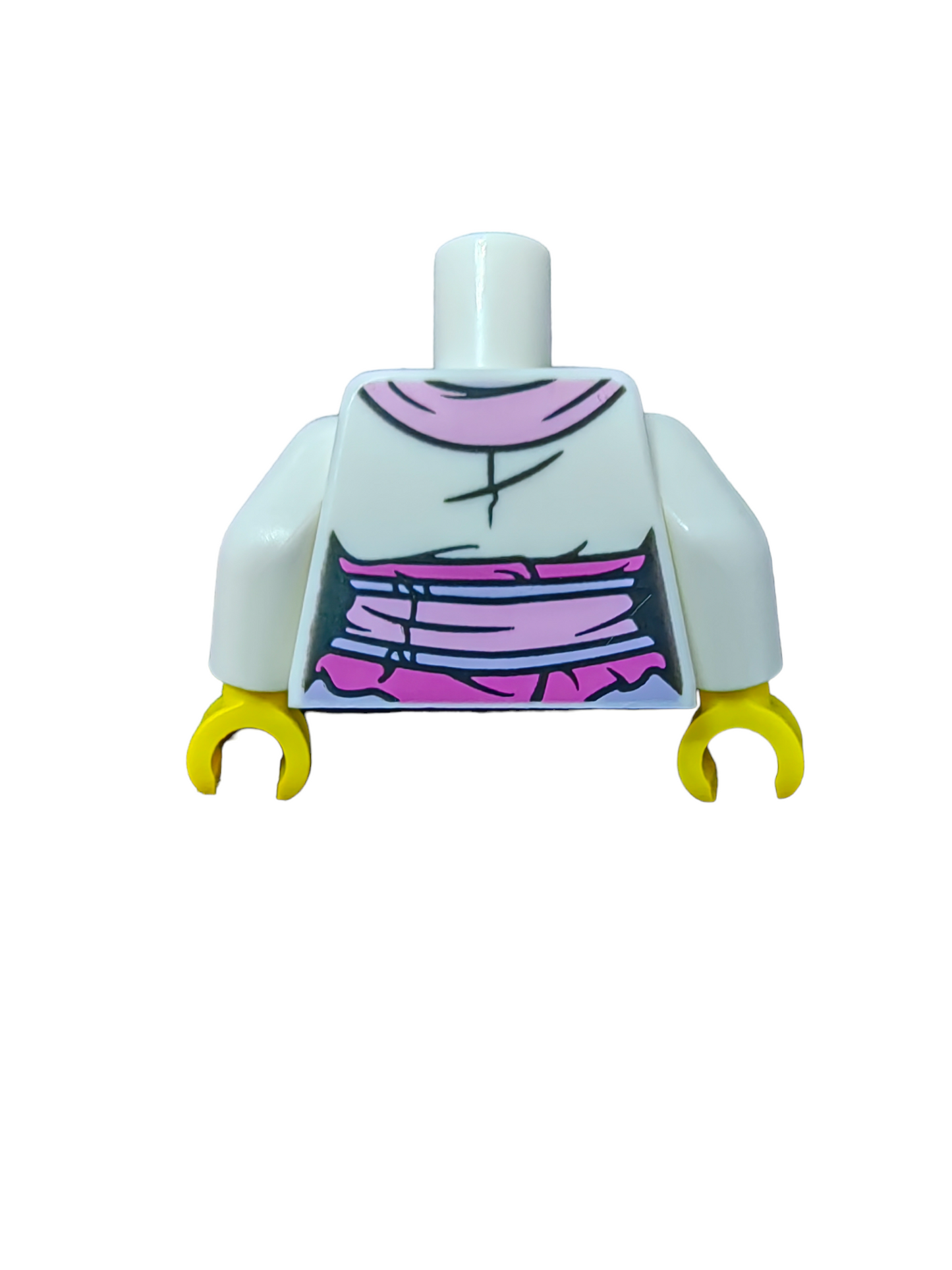 LEGO Torso, Robe with Bright Pink and Dark Pink Bow with Lavender - UB1094