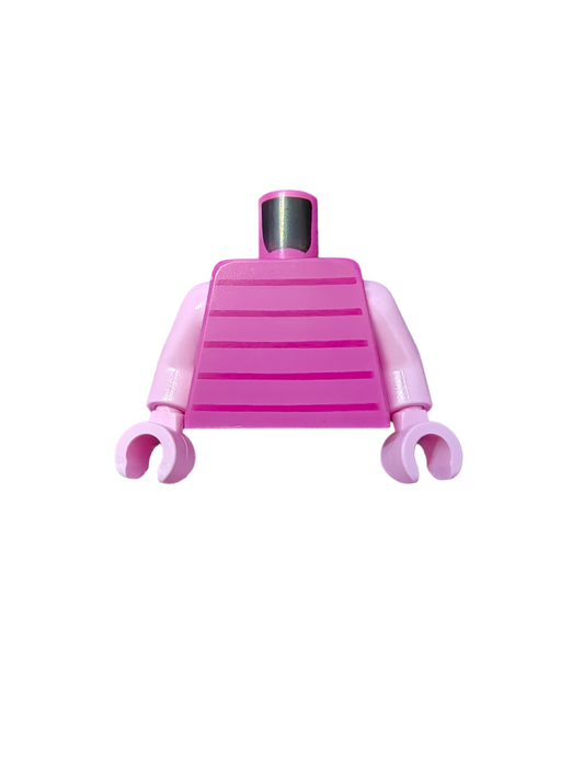 LEGO Torso, Pink / Magenta Lines - UB1083