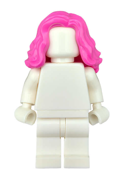 LEGO Wig, Pink Hair Medium Length and Wavy - UB1268