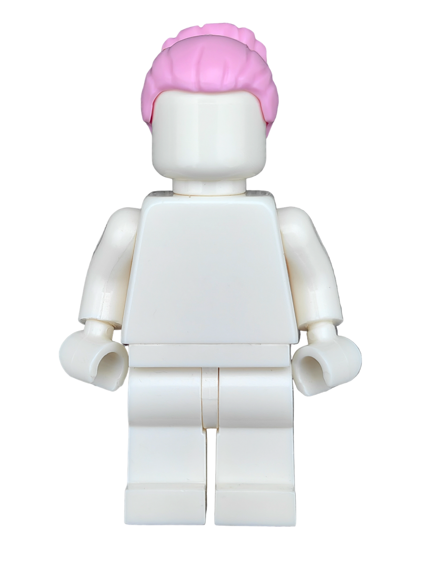 LEGO Wig, Pink Hair with Large Bun High to the Back - UB1262