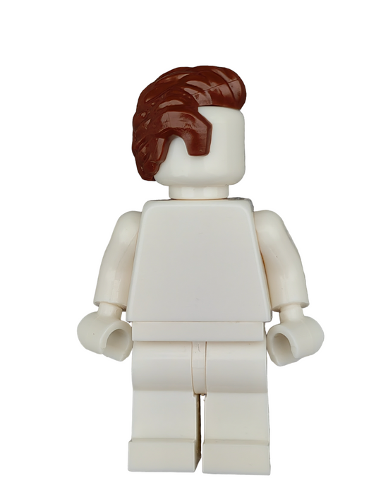 LEGO Wig, Brown Hair Short Swept Back with Sideburns - UB1210