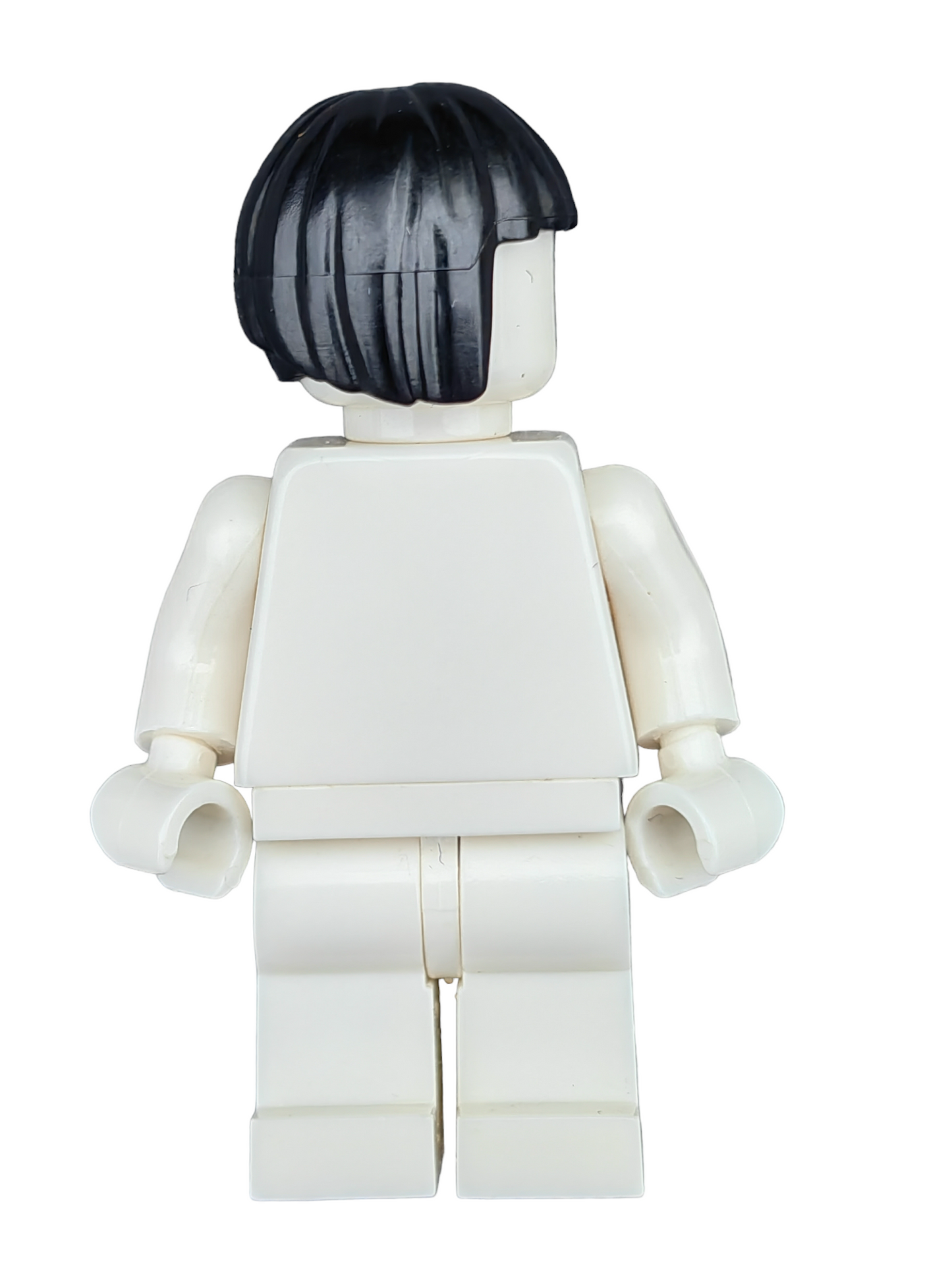 LEGO Wig, Black Hair Cut into a Short Bob - UB1185