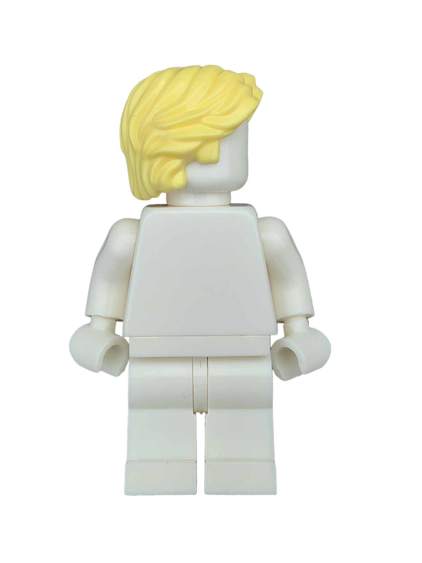 LEGO Wig, Yellow Hair Short / Medium Length Wavy with Center Parting - UB1201