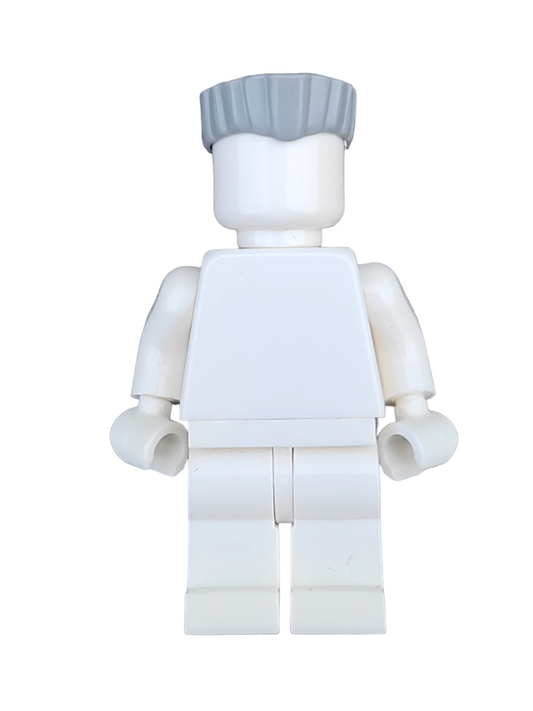 LEGO Wig, Grey Hair Flat Top - UB1249