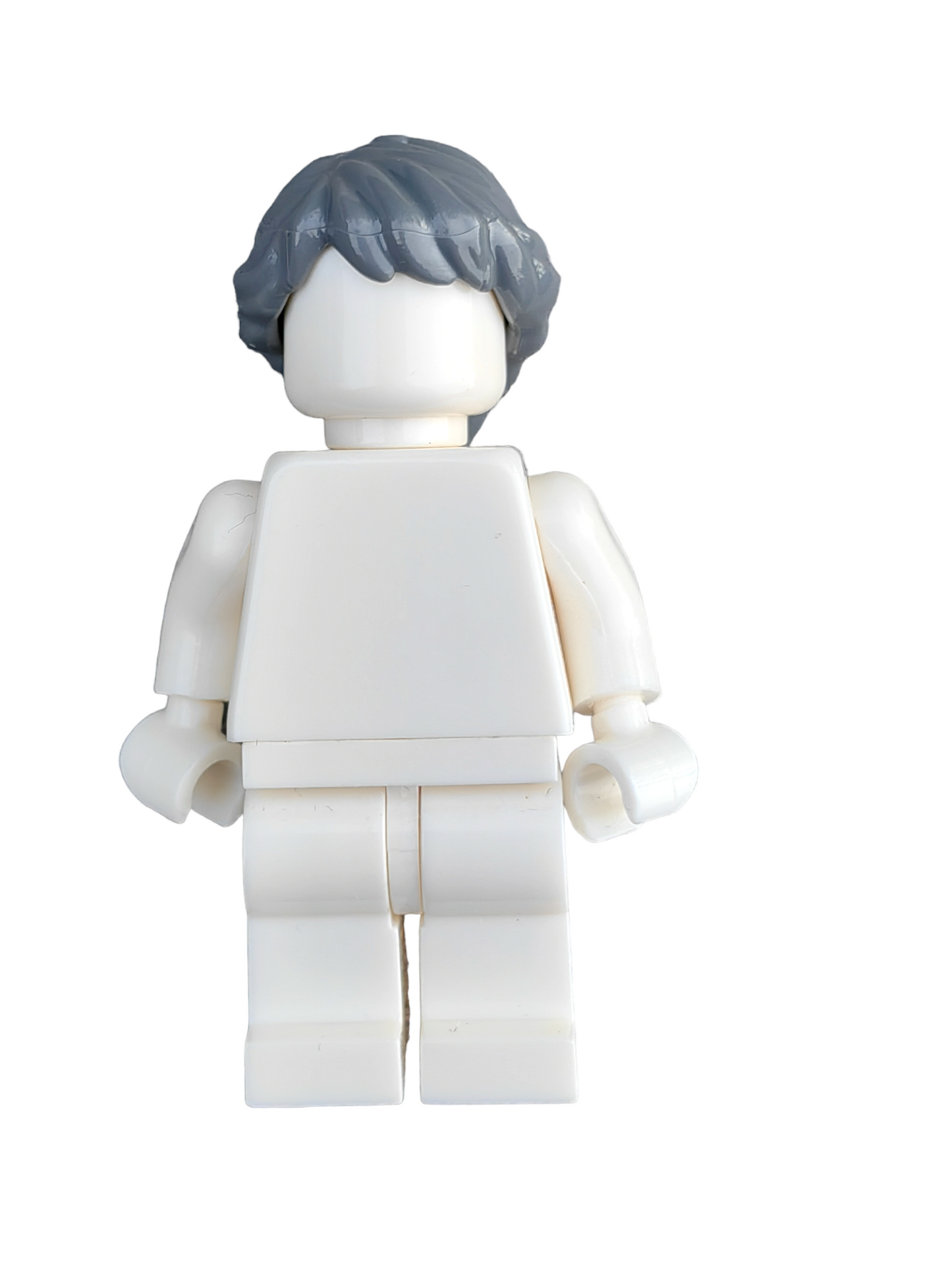 LEGO Wig, Grey Hair Ponytail Long French Braids - UB1235