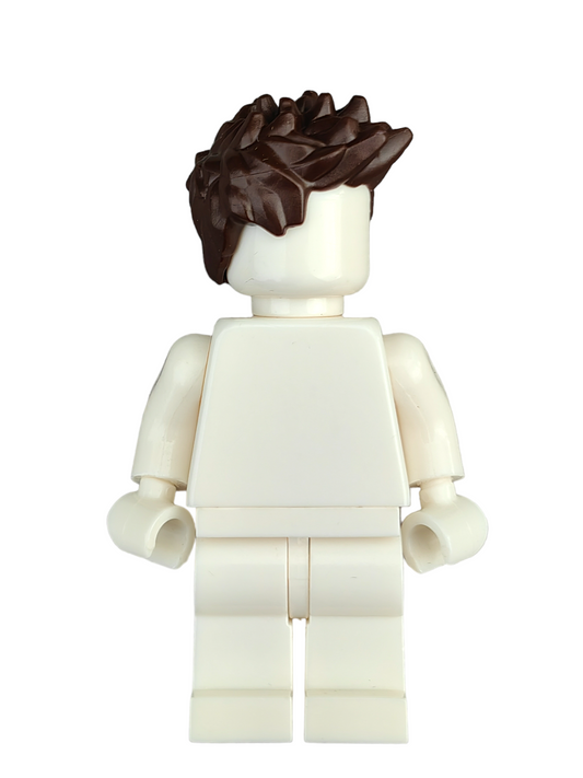 LEGO Wig, Dark Brown Spikey Hair - UB1344