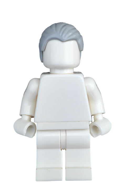 LEGO Wig, Grey Hair Combed Swept Back  -  UB1323