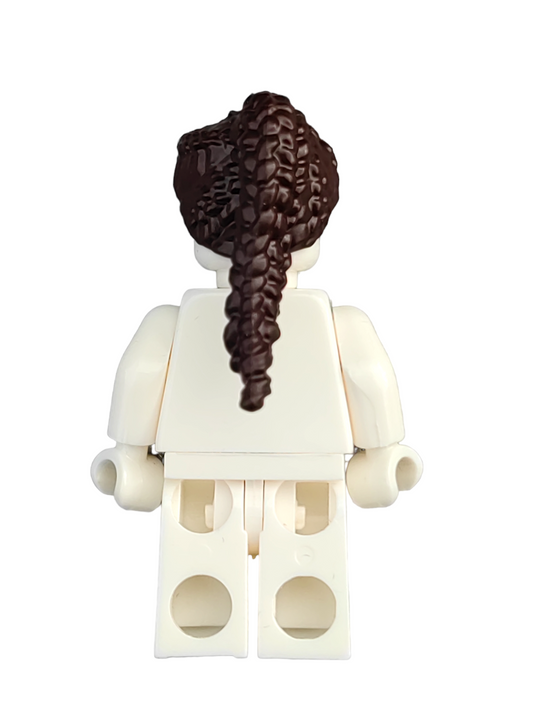 LEGO Wig, Brown Hair Long Braided with Ponytail  - UB1338