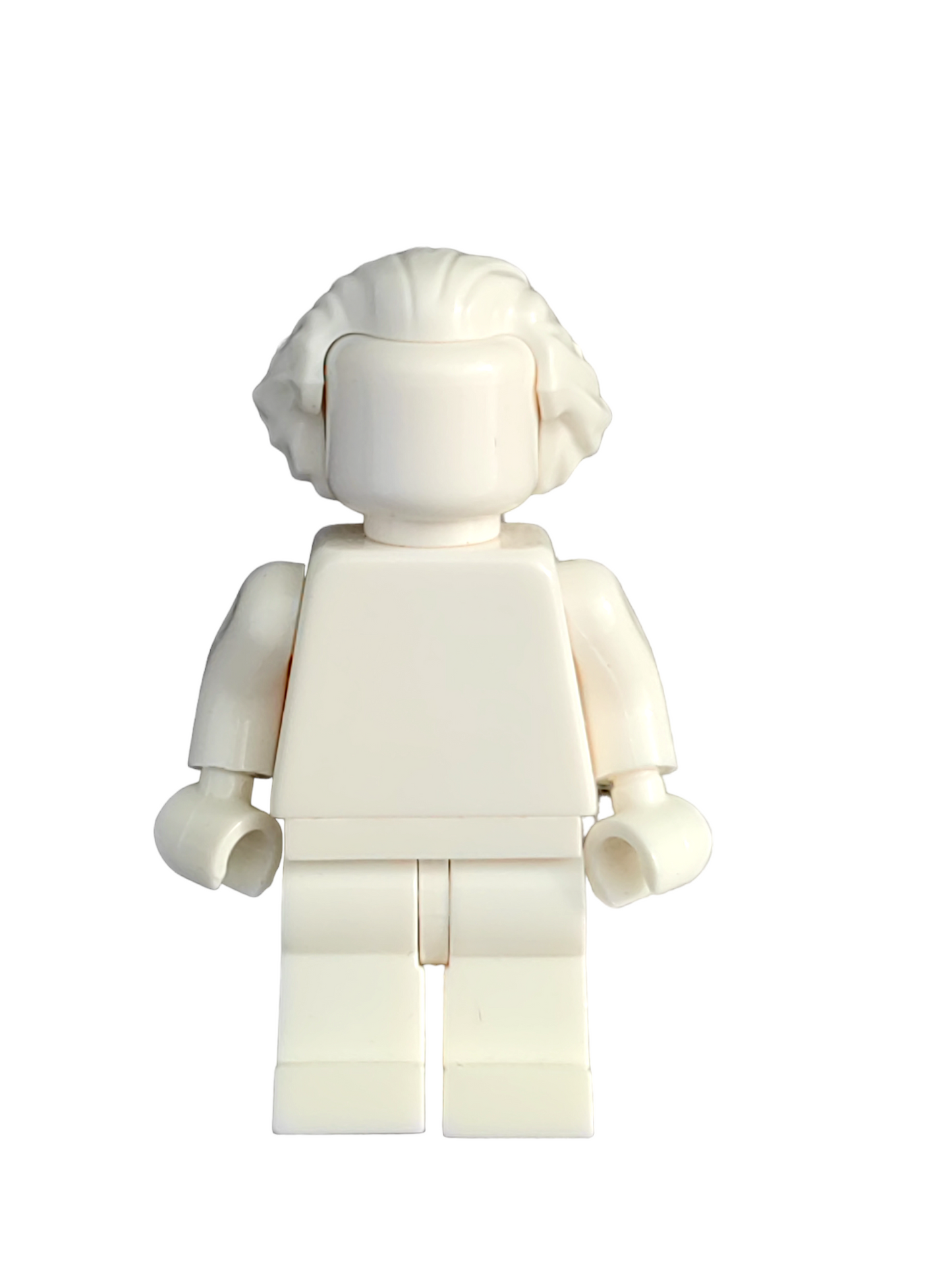LEGO Wig, White Hair Swept Back with a Peak, and Bushy at the Back - UB1346
