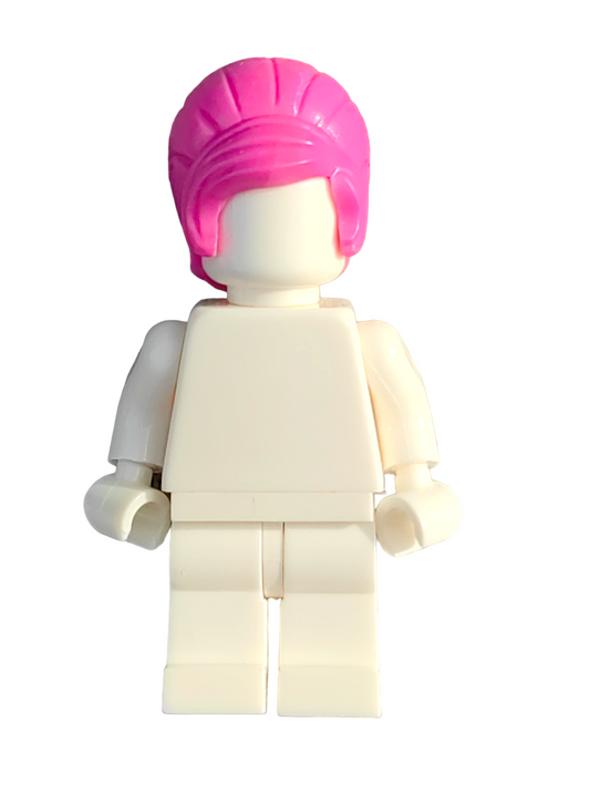 LEGO Wig, Pink Hair Beehive Style with Side Fringe - UB1347
