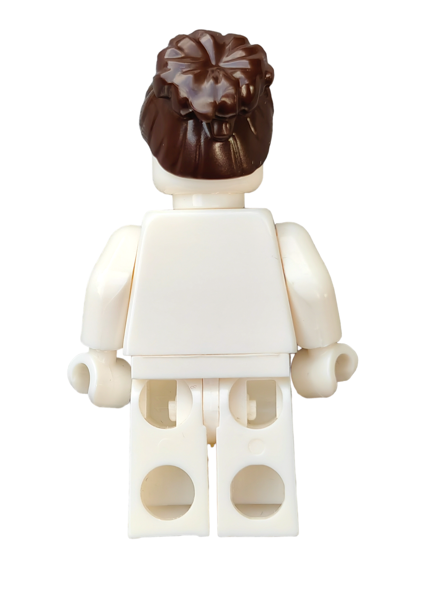 LEGO Wig, Dark Brown Hair with Large Bun High to the Back - UB1286