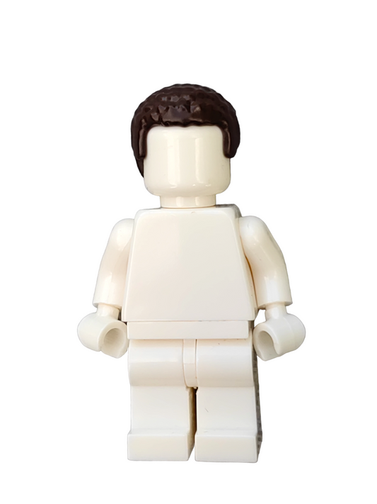 LEGO Wig, Dark Brown Hair Coiled - UB1302