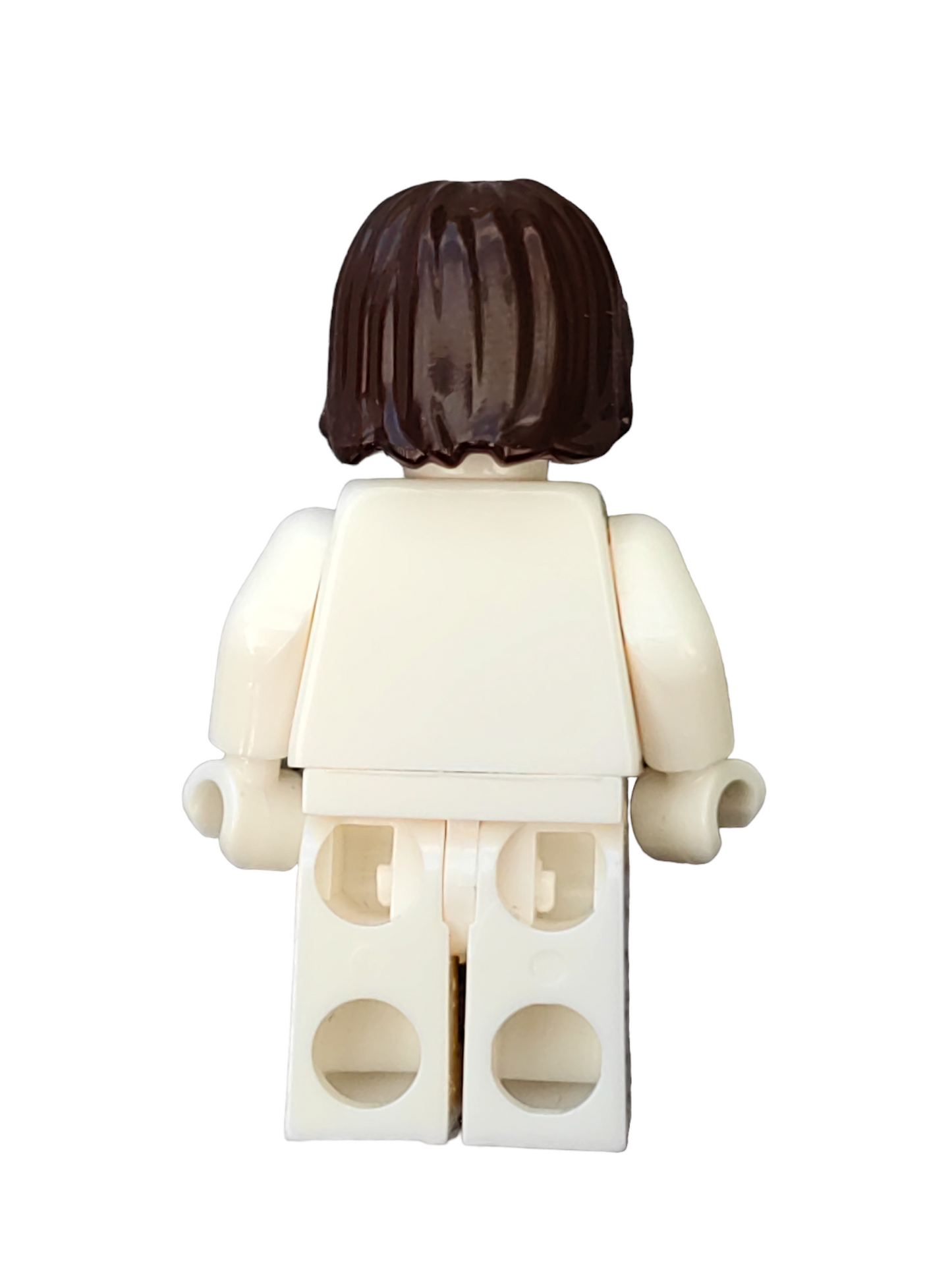 LEGO Wig, Dark Brown Hair Medium Length with Middle Parting - UB1311