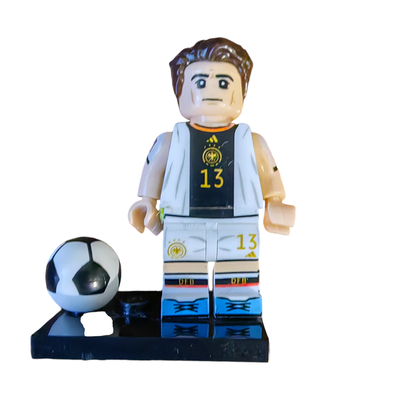 6 Deluxe Christmas Crackers with Football Minifigures