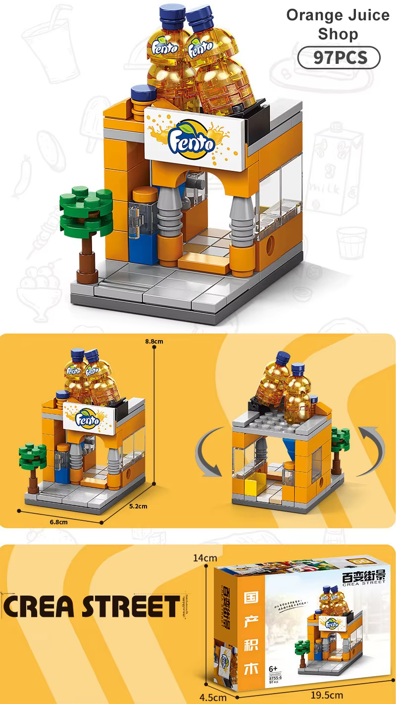 Building Blocks Orange Juice Shop