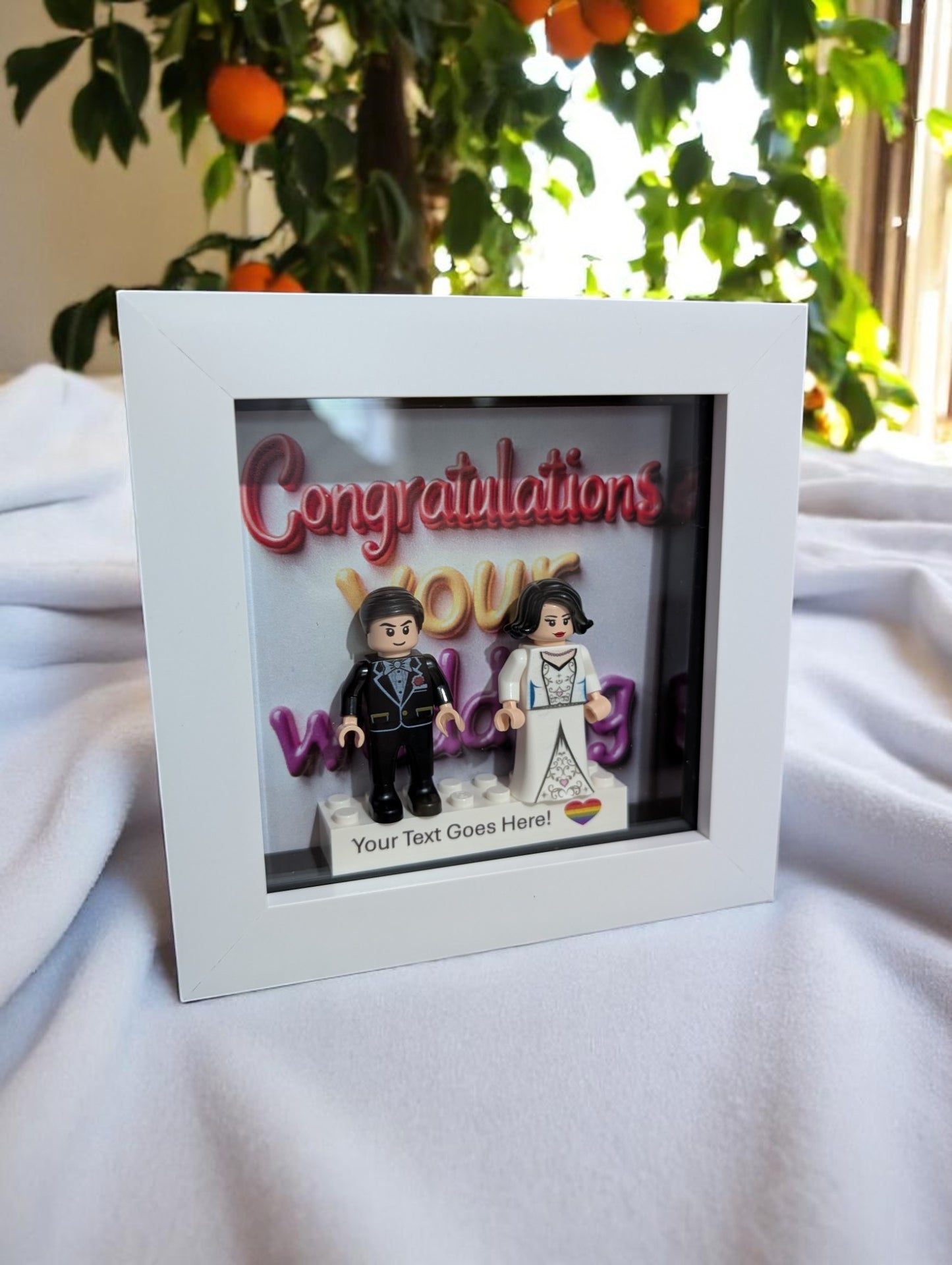 Wedding Gift Custom Minifigures and LEGO Parts