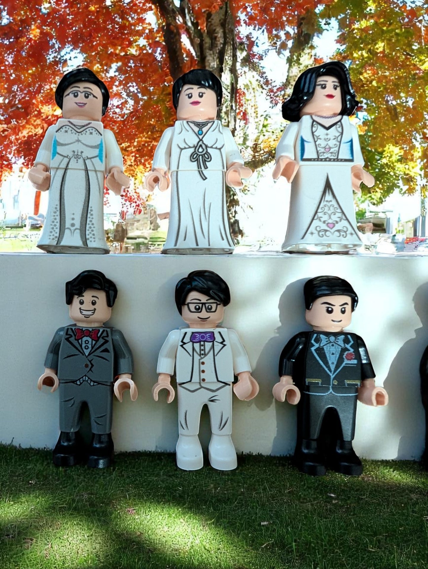 Wedding Gift Custom Minifigures and LEGO Parts