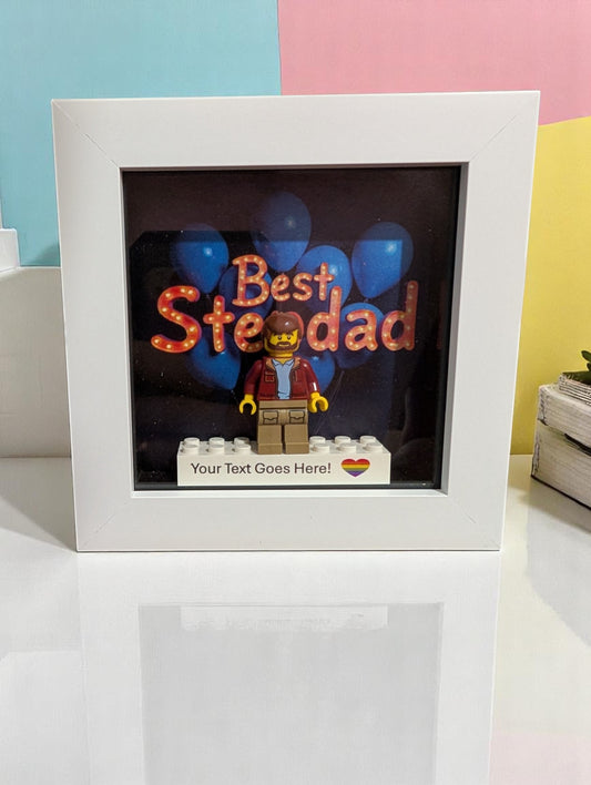 Best Stepdad Personalised Gift Made With LEGO Parts.