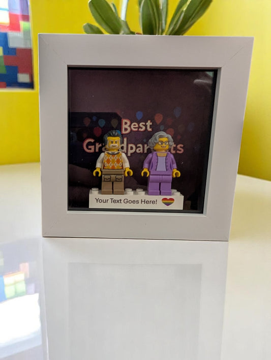 Grandparents Personalised Gift Made With LEGO Parts