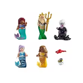 7 Piece The Little Mermaid Set Building Blocks Action Figure Toys