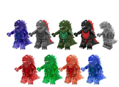 Godzilla Minifigure Toy - Stocking Filler 9 to Collect.