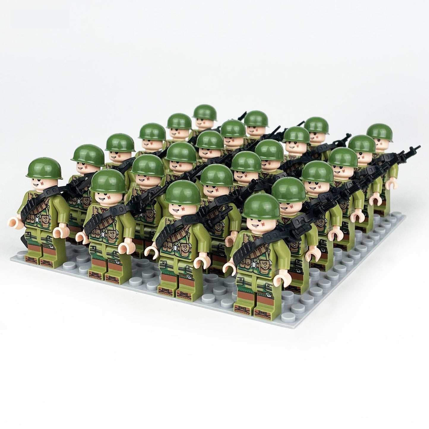 Custom Lego Soldiers Minifigure WW2 Building Blocks Military Army